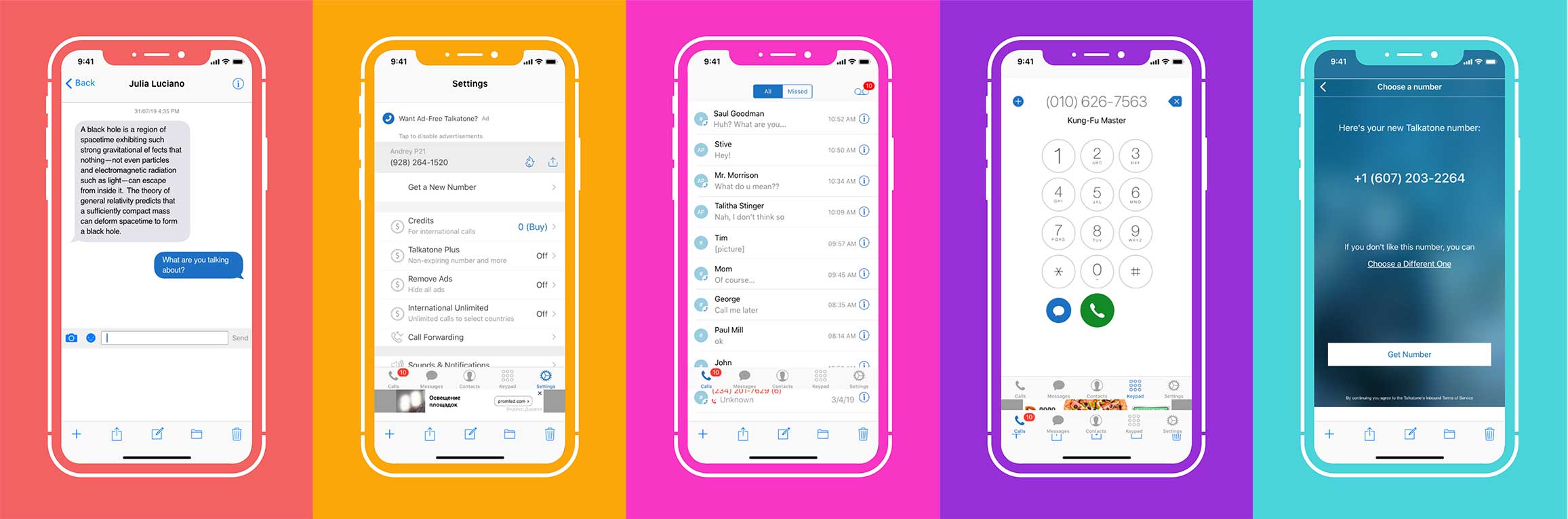 talk text free app
